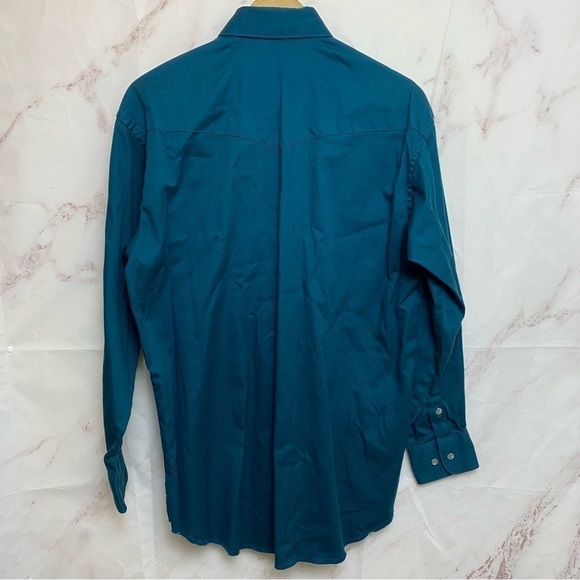 Wrangler Western Cotton Button-Down Shirt - K23 - Picture 5 of 5